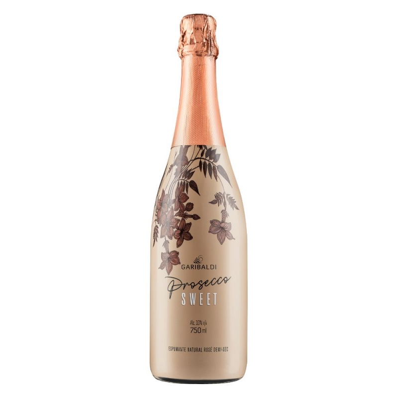 ESPUMANTE GARIBALDI PROSECCO SWEET  ROSÉ DEMI-SECO 750 ML