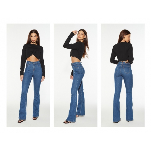 CALÇA JEANS FLARE MEDIA 42