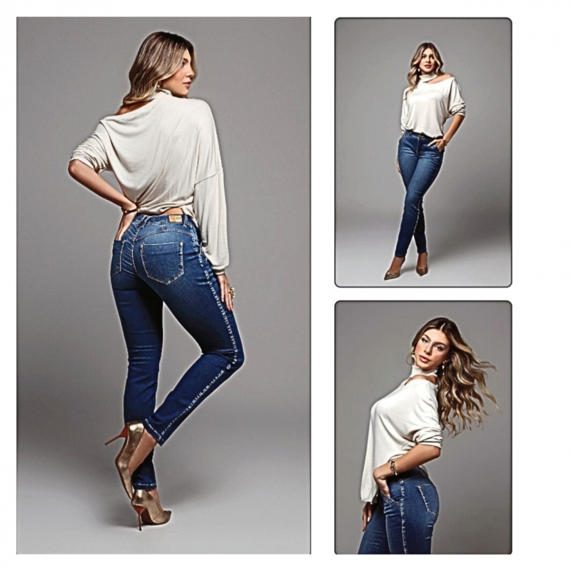 CALÇA SKINNY DARK JEANS