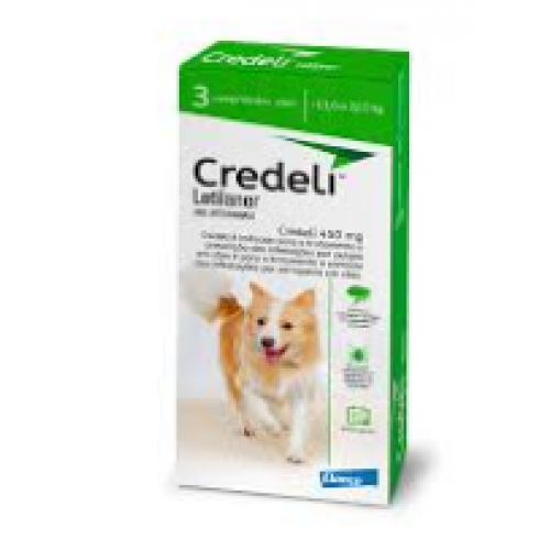 ANTIPULGA CREDELI 450 MG PARA CÃES 11,0 A 22,0 KG ELANCO COMPRIMIDO