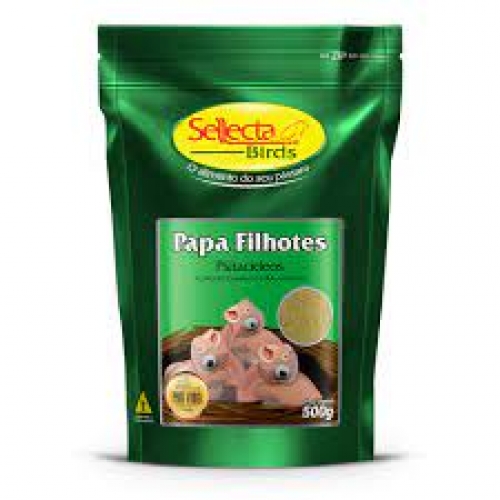 SELLECTA BIRDS PAPA FILHOTE PSITACÍDEOS 500g