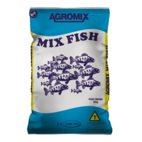 RACAO MIX FISH 22% ENGORDA 08 A 10 MM 25G