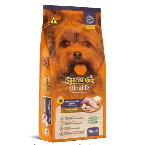 RAÇÃO SPECIAL DOG ULTRALIFE PREMIUM SENIOR ARROZ E FRANGO 10,1KG