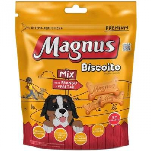 BISCOITO MAGNUS MIX SABOR FRANGO E VEGETAIS 1KG