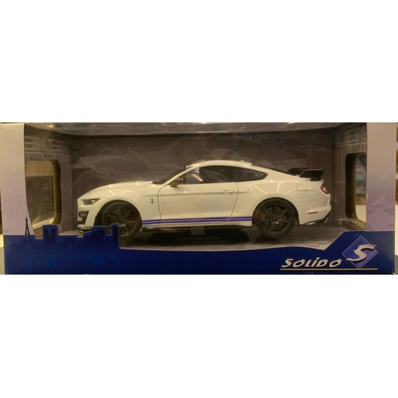 MINIATURA SOLIDO 1:18 FORD SHELBY GT500 BRANCO