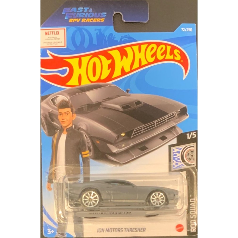 HOT WHEELS - ION MOTORS THRESHER CINZA DE 2020 1/5 COM BLISTER NORMAL