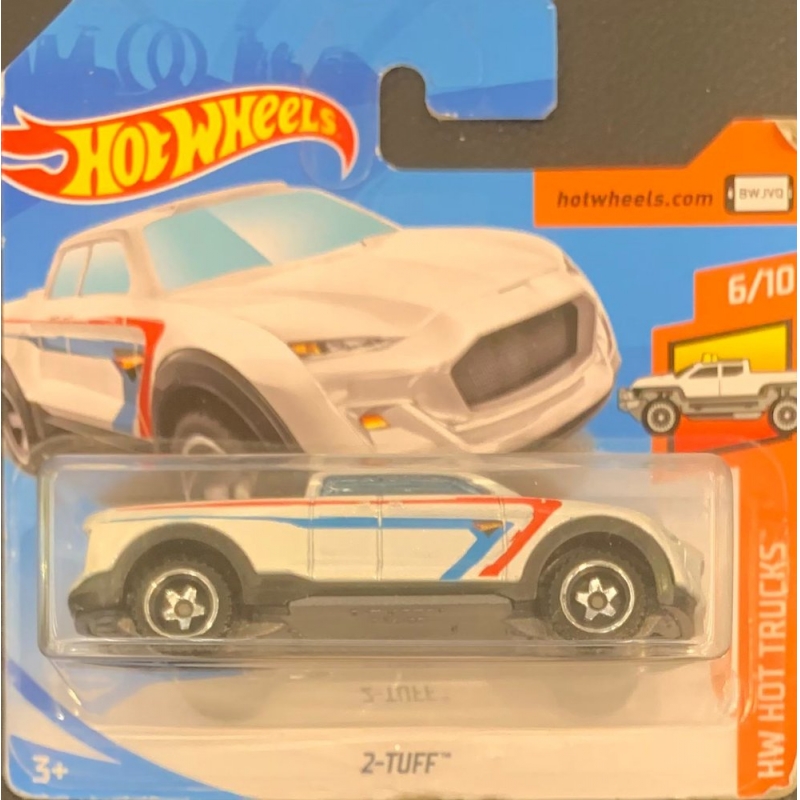 HOT WHEELS - 2-TUFF BRANCO DE 2018 6/10 COM BLISTER PEQUENO