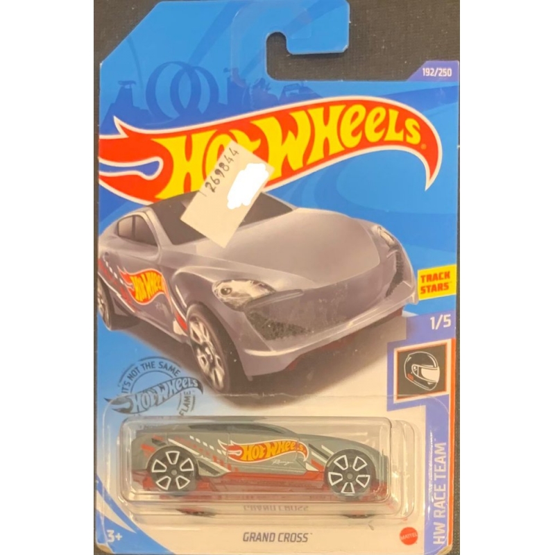 HOT WHEELS - GRAND CROSS CINZA DE 2018 1/5 COM BLISTER NORMAL