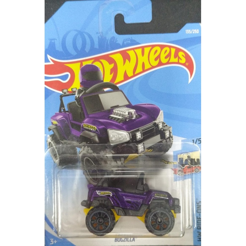 HOT WHEELS BOGZILLA ROXO 1/5 HW RIDE-ONS 2017 BLISTE NORMAL