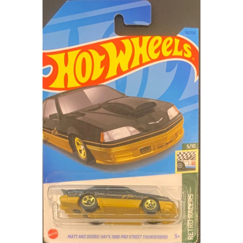 HOT WHEELS - MATT AND DEBBIEHASY´S 1988 PRO STREET THUNDERBIRD PRETO DE 2021