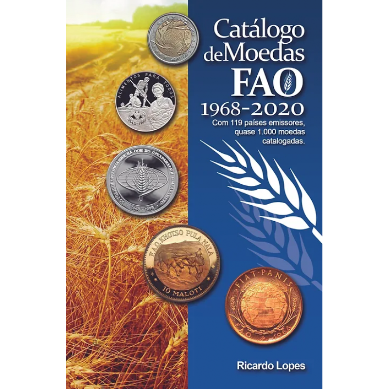 CATALOGO DE MOEDA FAO 1968-2020 COM 119 PAISES EMISSORES QUASE 1000 CATALOGADAS