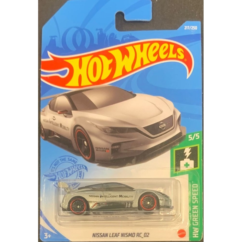 HOT WHEELS - NISSAN LEAF NISMO RC_02 CINZA DE 2020 5/5 COM BLISTER NORMAL