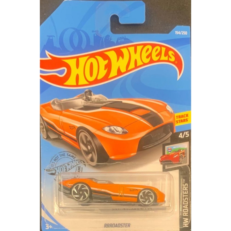 HOT WHEELS - RRROADSTER LARANJA DE 2018 4/5 COM BLISTER NORMAL