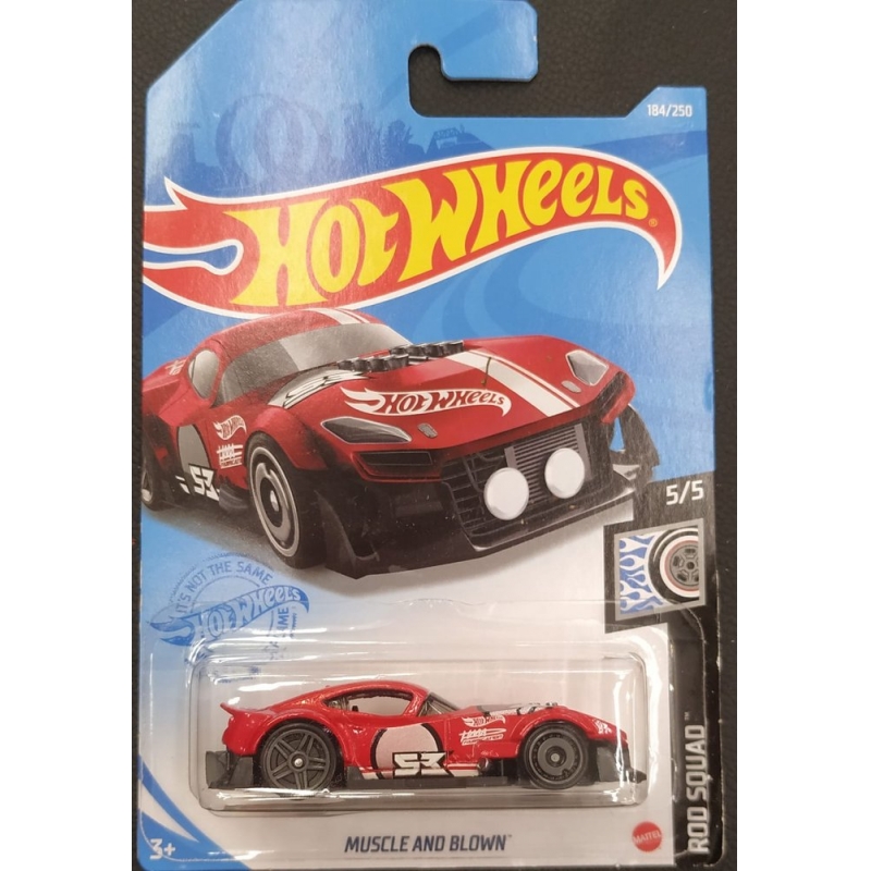 HOT WHEELS - MUSCLE AND BLOW VERMELHO DE 2020 5/5 COM BLISTER NORMAL