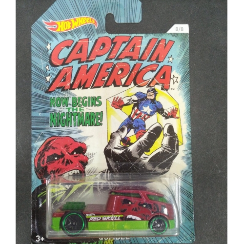 HOT WHEELS - CAPTAIN AMERICA QOMBEE 8/8