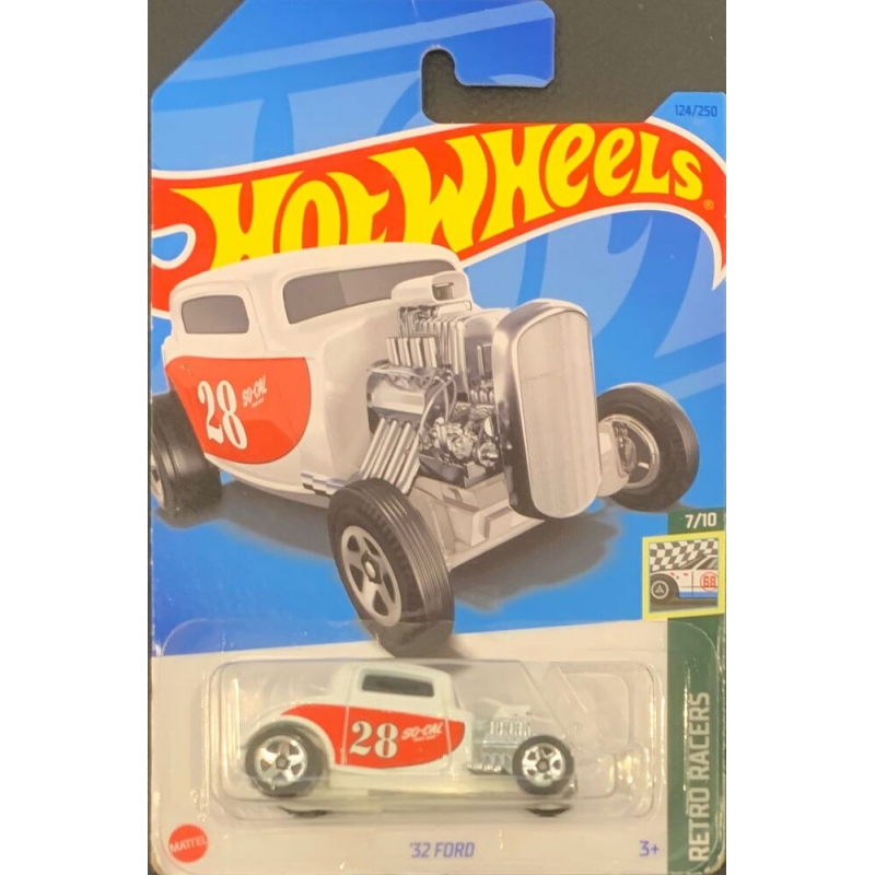 HOTWHEELS - ´32 FORD BRANCO DE 2021 7/10 COM BLISTER NIORMAL