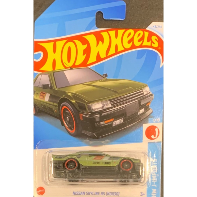 HOT WHEELS - NISSAN SKYLINE RS (KDR30) VERDE DE 2021 1/10 COM BLISTER NORMAL