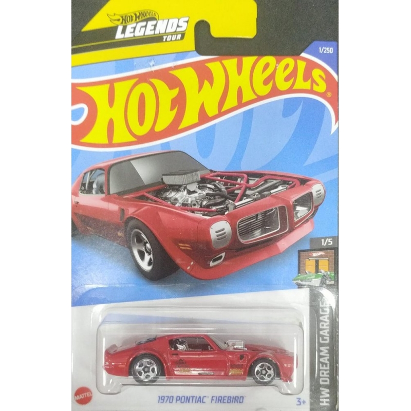 HOT WHEELS 1910 PONTIAC FIREBIRD 1/5 2021 VERMELHO EMBALAGEM NORMAL