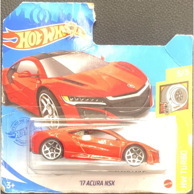 HOT WHEELS - ´17 ACURA NSX VERMELHO 5/5 2018 COM BLISTER PEQUENO