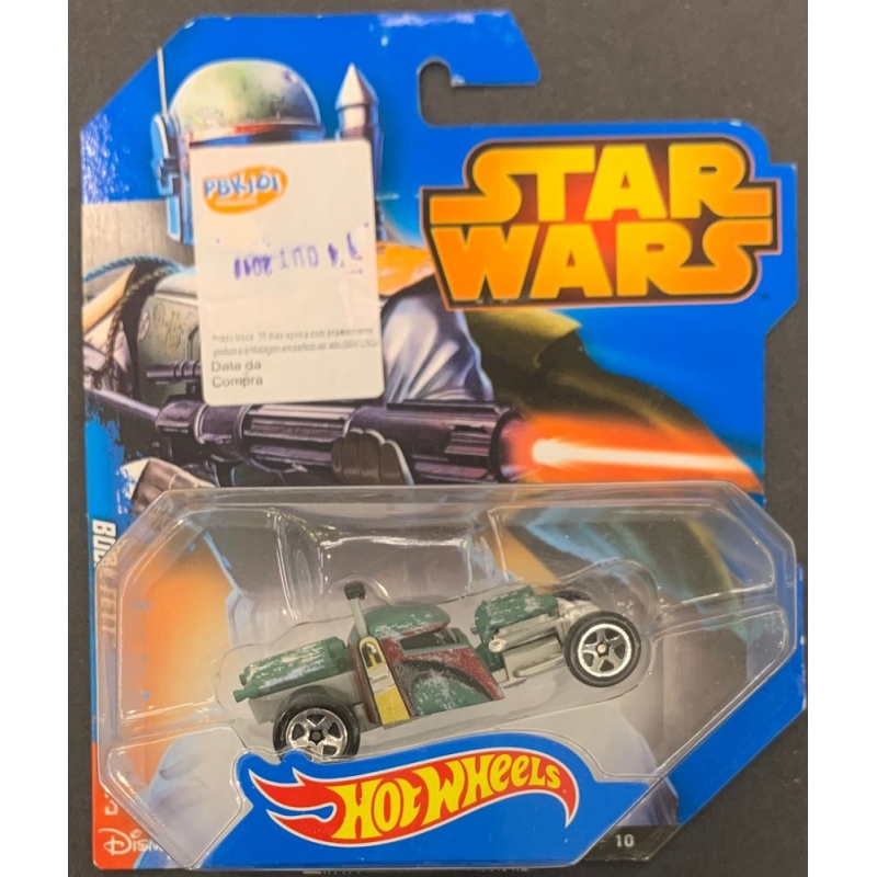 HOT WHEELS - STAR WARS BOBA FETT DE 2014 COM BLISTER TEMATICO