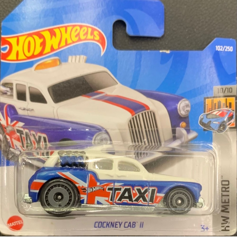 HOT WHEELS - COCKNEY CAB II DE 2021 10/10 COM BLISTER PEQUENO