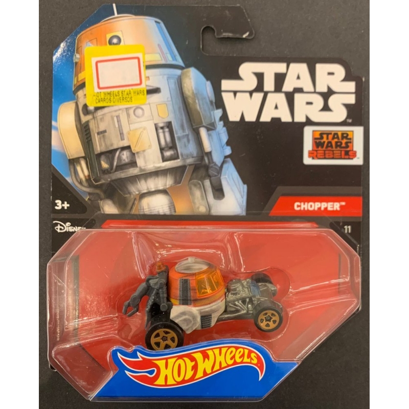 HOT WHEELS - STAR WARS REBELS CHOPPER DE 2015 COM BLISTER TEMATICO