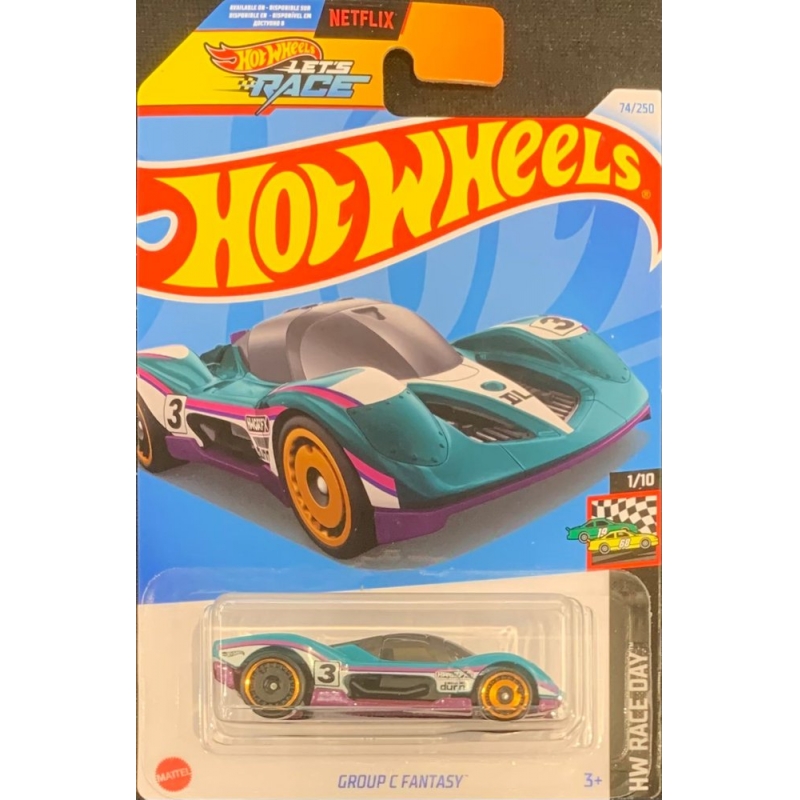 HOT WHEELS - GROUP C FANTASY VERDE DE 2021 1/10 COM BLISTER NORMAL