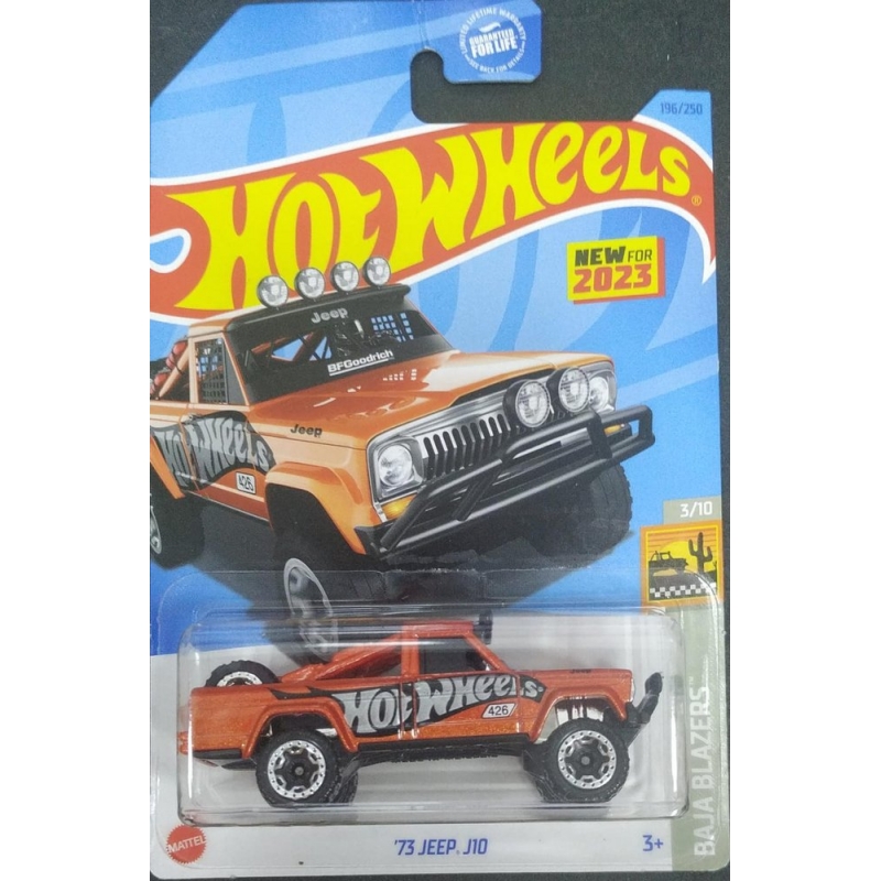 HOT WHEELS 73 JEEP J10 3/10 2021 LARANJA