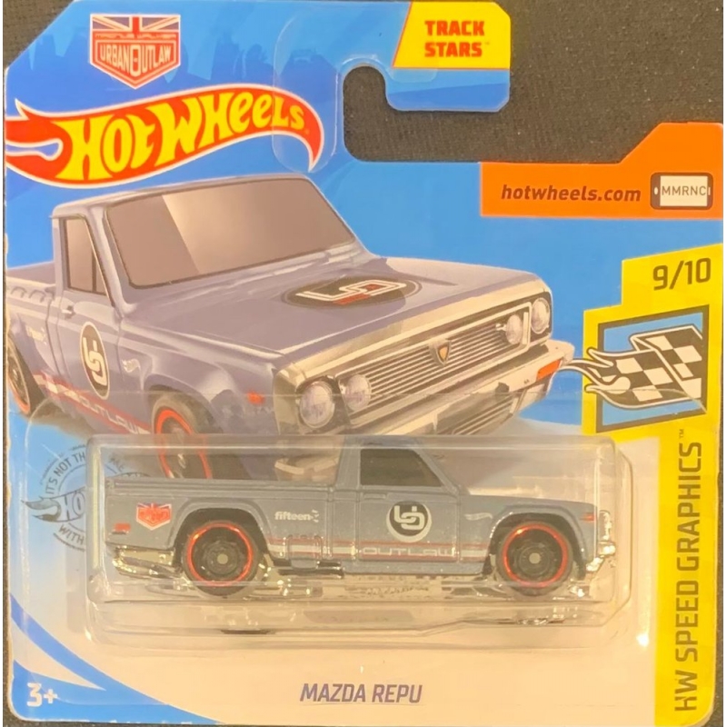 HOT WHEELS - MADA REPU AZUL DE 2018 9/10 COM BLISTER PEQUENO