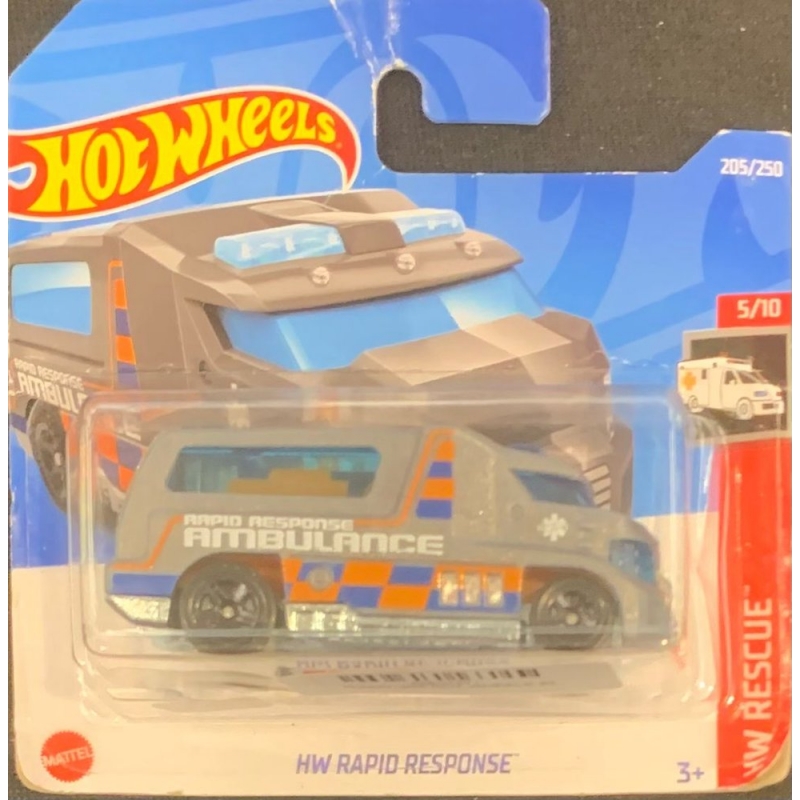 HOT WHEELS - HW RAPID RESPONDE CINZA DE 2021 COMBLISTER PEQUENO