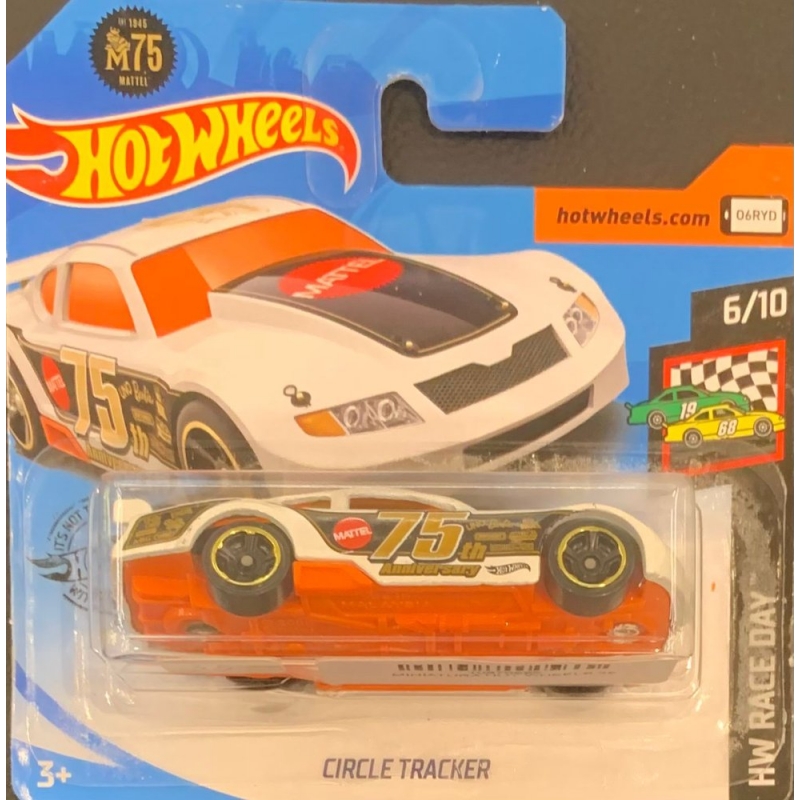 HOT WHEELS - CIRCLE TRACKER BRANCO DE 2018 6/10 COM BLISTER PEQUENP