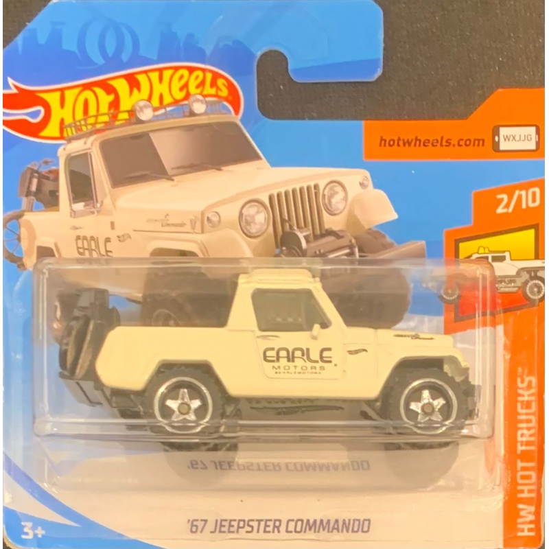 HOT WHEELS - ´67 JEEPSTER COMMANDO BEJE DE 2017 2/10 COM BLISTER NORMAL