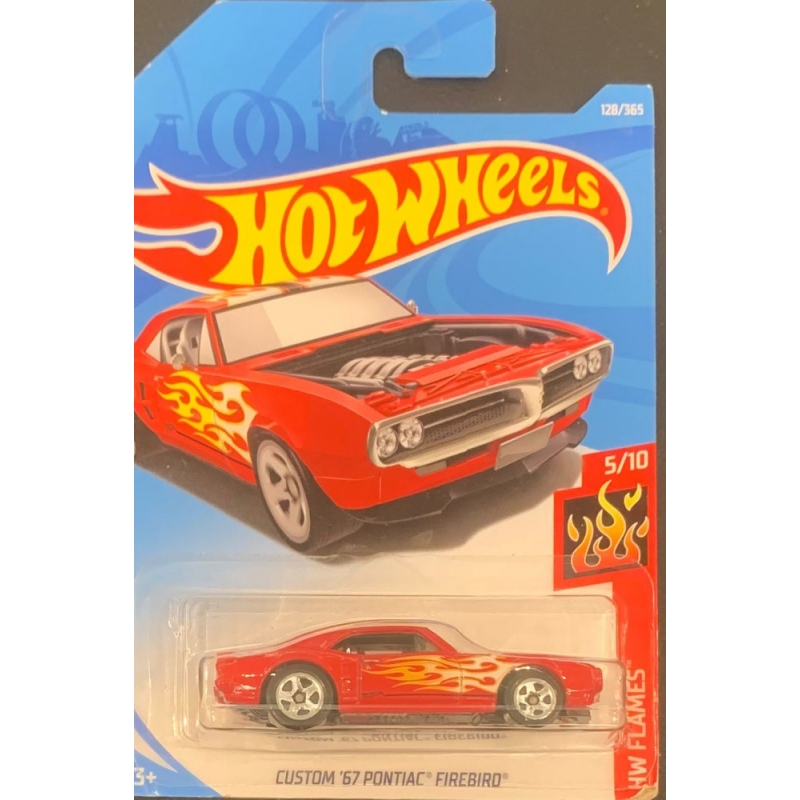 HOT WHEELS - CUSTOM ´67 PONTIAC FIREBIRD VERMELHO DE 2017 5/10 BLISTER NORMAL