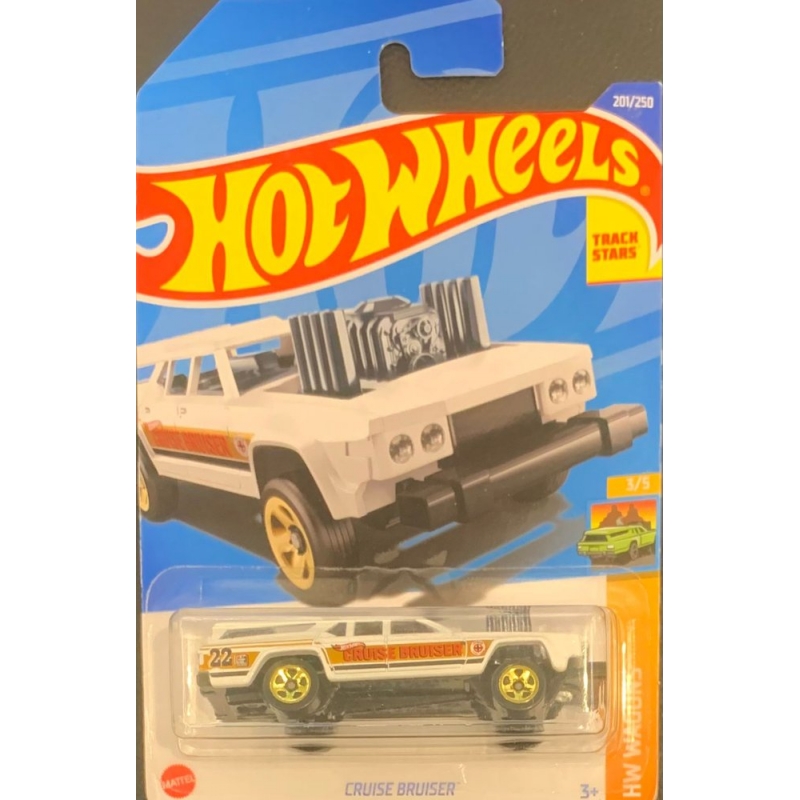 HOT WHEELS - CRUISE BRUISER BRANCO DE 2021 3/5 COM BLISTER NORMAL