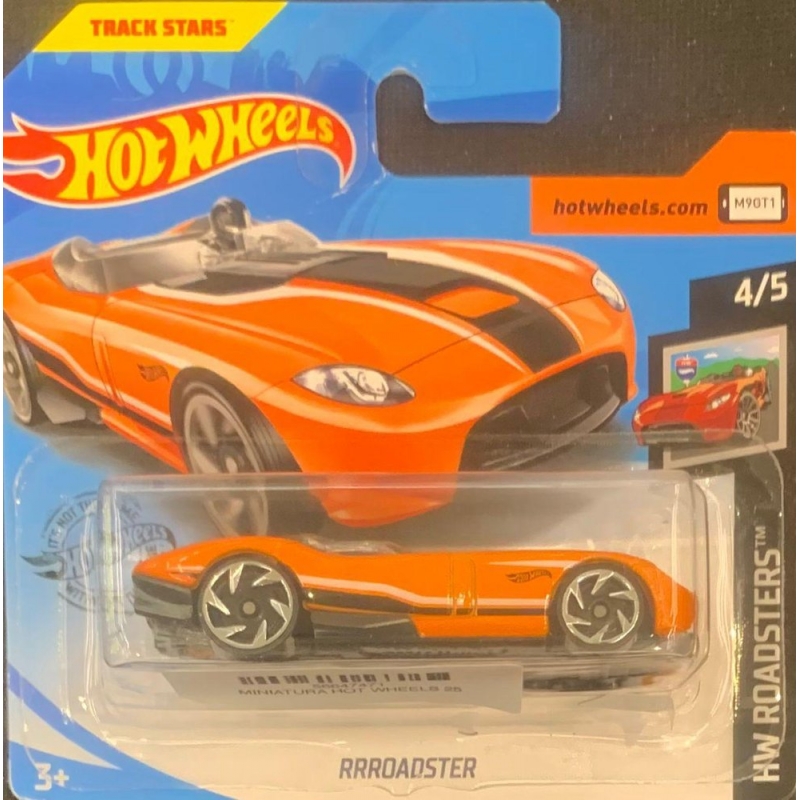 HOT WHEELS - RRROADSTER LARANJA DE 2018 4/5 COM BLISTER PEQUENO