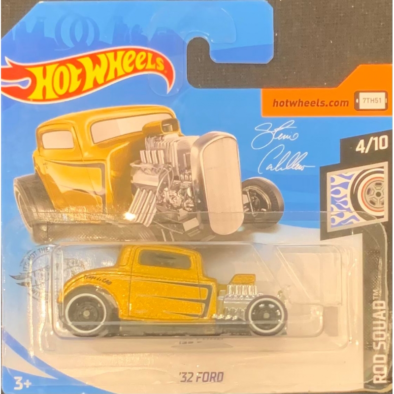 HOT WHEELS - ´32 FORD DOURADO DE 2018 4/10 COM BLISTER PEQUENO