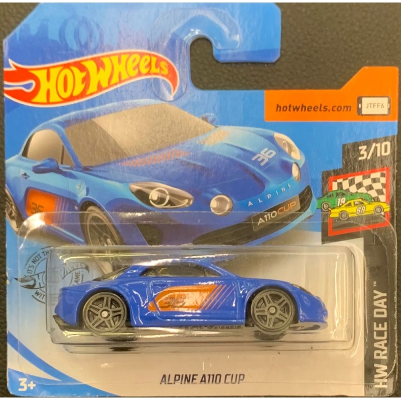 HOT WHEELS - ALPINE A110 CUP AZUL 2018 3/10 COM BLISTER PEQUENO