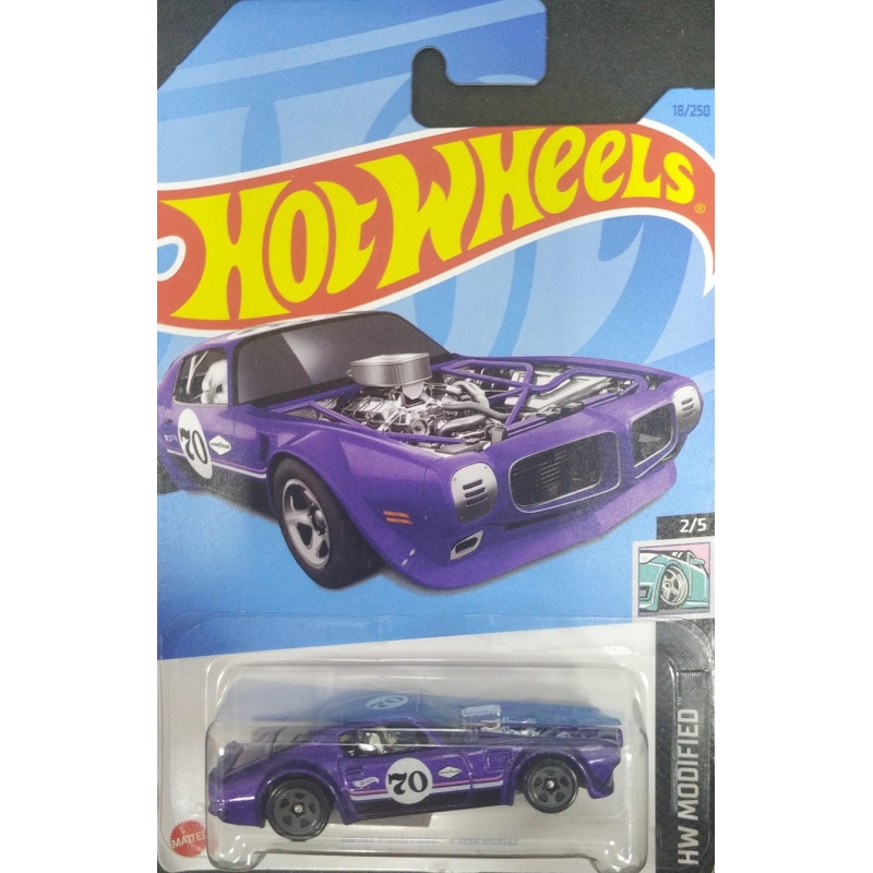 HOT WHEELS 1970 PONTIAC FIREBIRD ROXO DE 2021 HW MODIFIED 2/5 COM BLISTER NORMAL