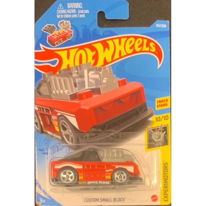 HOT WHEELS - CUSTOM SMALL BLOCK VERMELHO DE 2020 10/10 COM BLISTER NORMAL