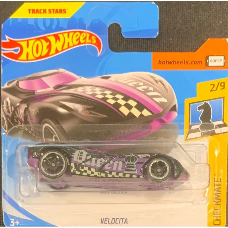 HOT WHEELS - CHECKMATE VELOCITA PRETO DE 2017 2/9 C0M BLISTER PEQUENO