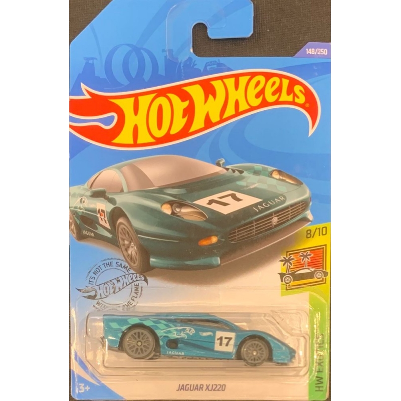 HOT WHEELS - JAGUAR XJ220 VERDE DE 2018 8/10 COM BLISTER NORMAL