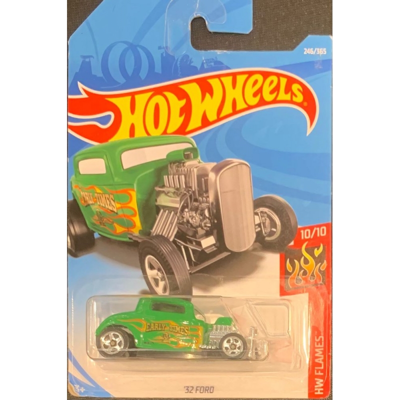 HOT WHEELS - ´32 FORD VERDE DE 2017 10/10 COM BLISTER NORMAL