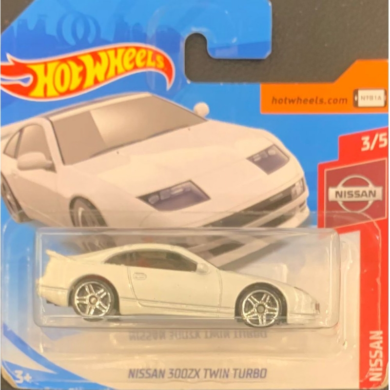 HOT WHEELS - NISSAN 300ZX TWIN TURBO BRANCO DE 2018 3/5 COM BLISTER PEQUENO