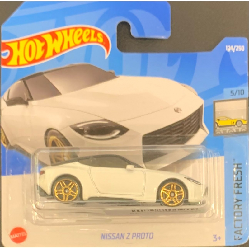 HOT WHEELS - NISSAN Z PROTO BRANCO DE 2021 5/10 COM BLISTER PEQUENO