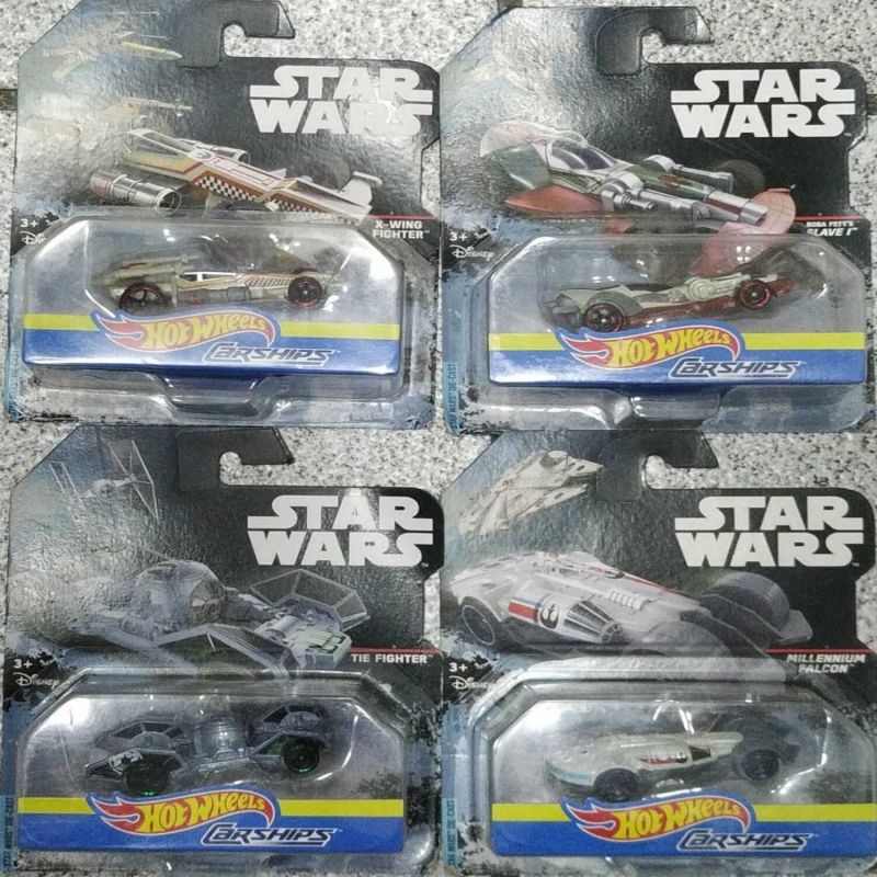 KIT HOT WHEELS STAR WARS CARSHIPS 2016 DISNEY