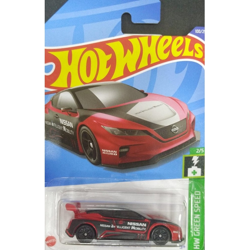 HOT WHEELS NISSAN LEAF NISMO RC_02 2/5 2021 VERMELHO EMBALAGEM NORMAL