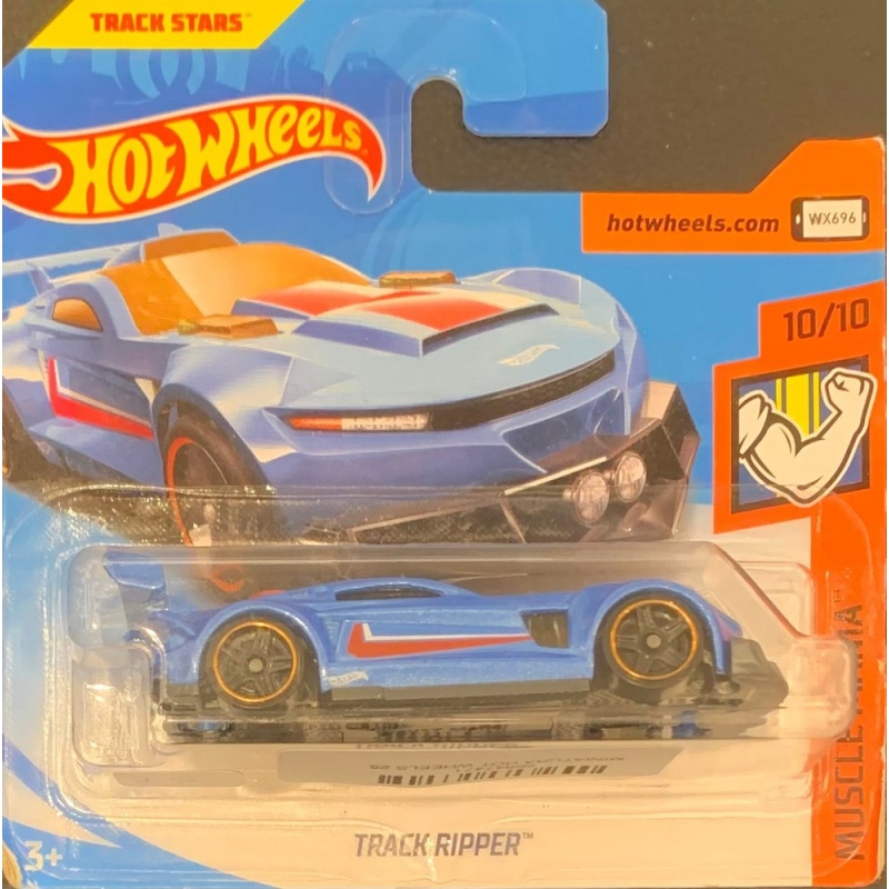 HOT WHEELS - TRACK RIPPER AZUL DE 2017 10/10 COM BLISTER PEQUENO