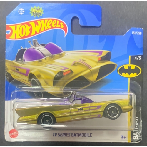 HOT WHEELS - BATMAN TV SERIES BATMOBILE DOUARDO COM ROXO DE 2021 4/5