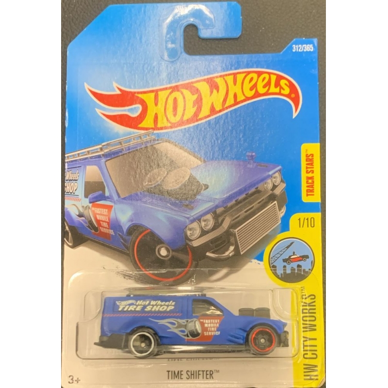 HOT WHEELS TIME SHIFTER 1/10 2015 AZUL COM EMBALAGEM NORMAL