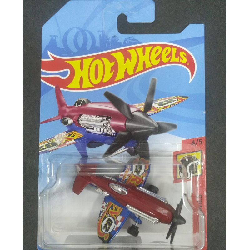 HOT WHEELS-HW DAREDEVILS MAD PROPZ 4/5 VERMELHO COM AZUL 2017 EMBALAGEM NORMAL